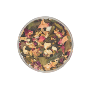 white tea with rose